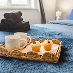 Apartmán Arosa Escape- Modern2 Bed Suite,sleeps 5,free Parking,ps4,kingbed,wifi,near Christies Manchester