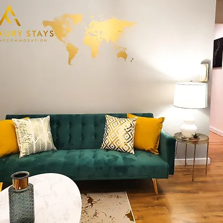 דירה Fru Luxury Stays Serviced -city Star- 2 Bedroom Free Gated Parking & Wifi *