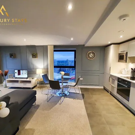 Lägenhet Fru Luxury Stays Serviced *timeless* - 2 Bedroom Apartment, Sleeps 4. Gated Allocated Parking Manchester