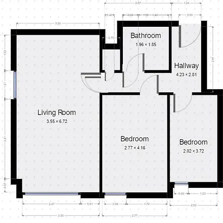 Fru Luxury Stays Serviced *timeless* - 2 Bedroom Apartment, Sleeps 4. Gated Allocated Parking Manchester