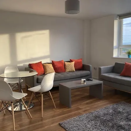 Bright&beautiful 2bed Apt - Free Parking - Sleeps5 Lägenhet Manchester