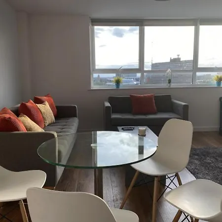 Lägenhet Bright&beautiful 2bed Apt - Free Parking - Sleeps5
