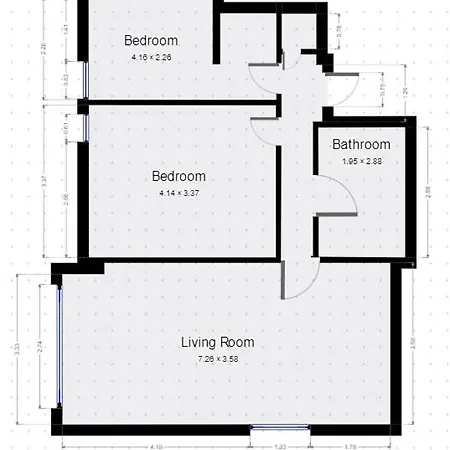 Fru Luxury Stays Serviced *simba* - 2 Bedroom Apartment, Sleeps 4. Gated Allocated Parking * Manchester