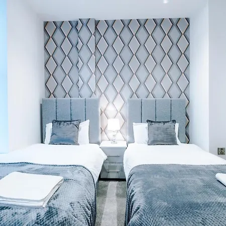 아파트 The Popworks 2 Bedroom - Mcr Dens 맨체스터