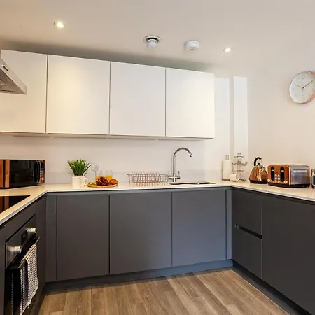 Apartmán Modern Two Bedroom Two Bathroom With Parking Manchester