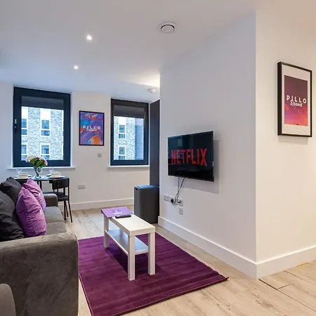 Apartmán Modern, Luxury One Bedroom Apartment In Manchester, Sleeps 4 Manchester