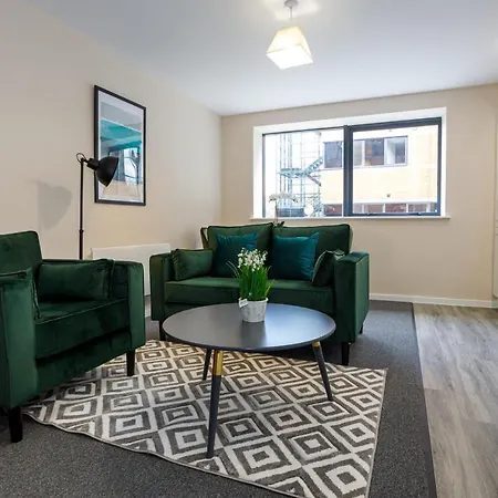 Apartment Modern 1 Bedroom Apartment, Manchester