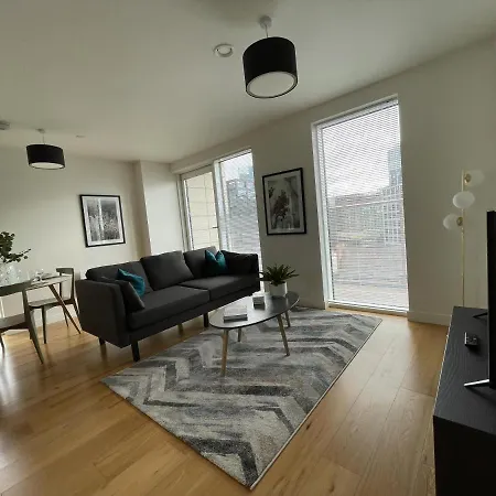아파트 Salford Central - Luxury By Mgroupsa 맨체스터