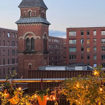 Contemporary Ancoats Penthouse With Large Private Terrace And Hot Tub Manchester