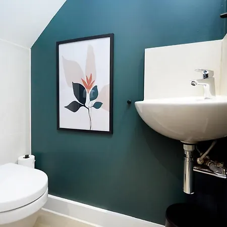 Apartmán Luxury New Built Split-level Flat With Rooftop Gardens Access Manchester