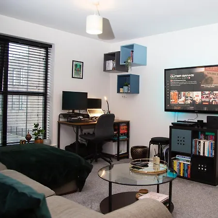 Luxury King Bed Near Old Trafford Stadium Apartment *