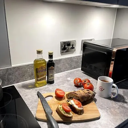 Modern City Flat With Gym & Spa Apartment *