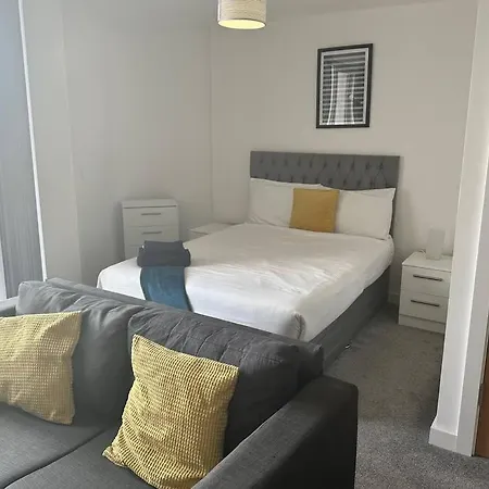 Fab, Spacious Studio+balcony Mcr Apartman Manchester
