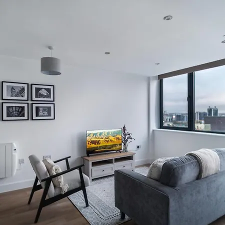 Apartment Zeni, Alexandra Rise Smart 1 Bed Manchester