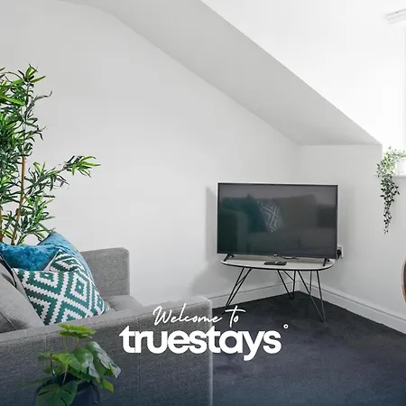New 5 Sarah House By Truestays - 2 Bedroom - Free Parking Apartment Manchester