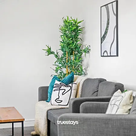 6 Sarah House By Truestays - 2 Bedroom - Free Wifi & Parking 度假居 曼彻斯特