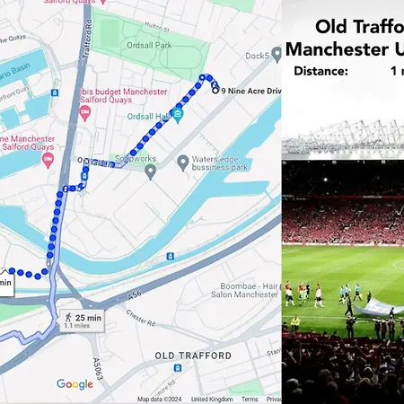 Bespoke Salford Quays - Garden, Wifi And Parking Nyaraló *