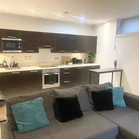 Free Parking 1 Bedroom Flat With Double Sofa Bed דירה *
