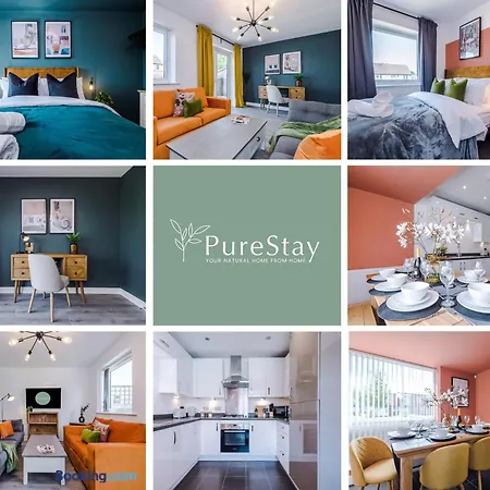 Stunning House In For Business & Leisure - Wi-fi & Parking By Purestay Serviced Villa Mánchester
