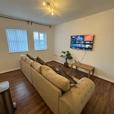 アパート Sleeps 5-netflix-parkg-near Centre-etihad-coop Live マンチェスター