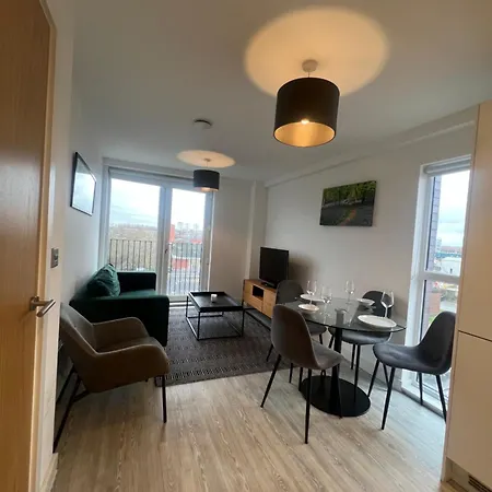 Lovely 1 Bed Apt Mcr/salford Gasthof *