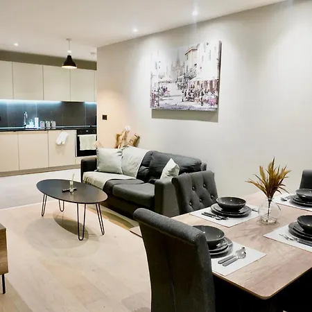 公寓 Luxury 2 Bed With Balcony 曼彻斯特