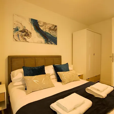 Modern City Flat With Gym & Spa Apartment