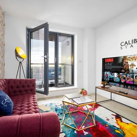Appartement The Caliber Collection Luxury Centre - Caliber Stays Serviced Homes - Free Wifi Balcony Terrace Waterfront Views Manchester