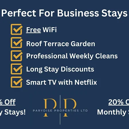 Appartement The Middlewood Plaza - By Parydise - Business Or Leisure Stays, Location, Sleeps 4, Salford *