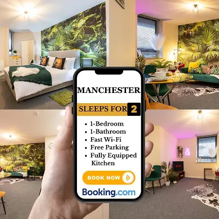 Brand New! Modern By Av Hughes Properties Short Lets & Serviced - Super Fast Wi-fi And Private Parking Μάντσεστερ