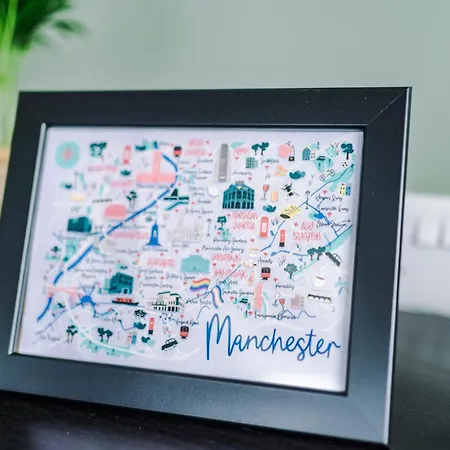 Апартаменты Stylish Apartment, Sleeps 6, Pool Table, Smart Tvs, Parking Available Манчестер