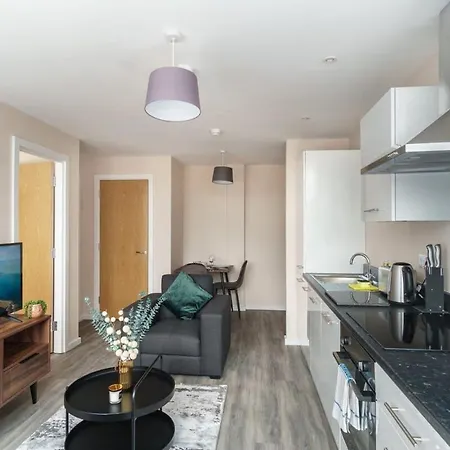 Apartment Bright & Modern 1 Bed In Manchester