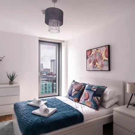 2 Bed In Media City, Amazing Views شقة *