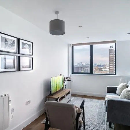 Apartment Zeni, Alexandra Rise Smart 1 Bed Manchester