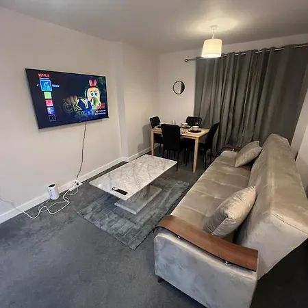 Ao Arena Flat Manchester, With Parking Апартаменты