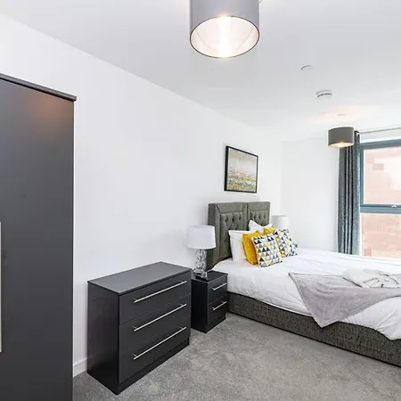 Stylish 2 Bedroom By Old Trafford Apartmán