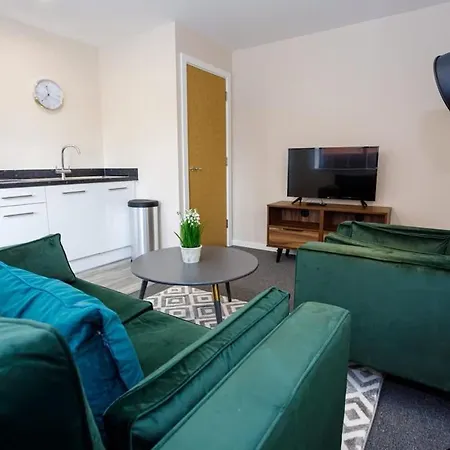 Apartment Modern 1 Bedroom Apartment, Manchester