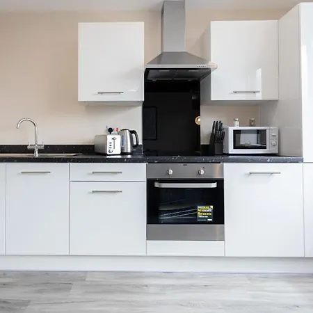 Apartment Modern & Bright 1 Bedroom Salford Manchester