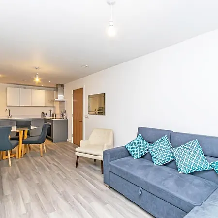 Contemporary 2 Bed In Apartamento Manchester