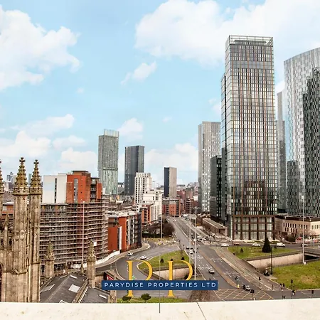 Mancunian Skyline Haven - Chic & Sleek 1-bed Near Deansgate And Centre - Ideal For Business & Leisure - By Parydise * Manchester
