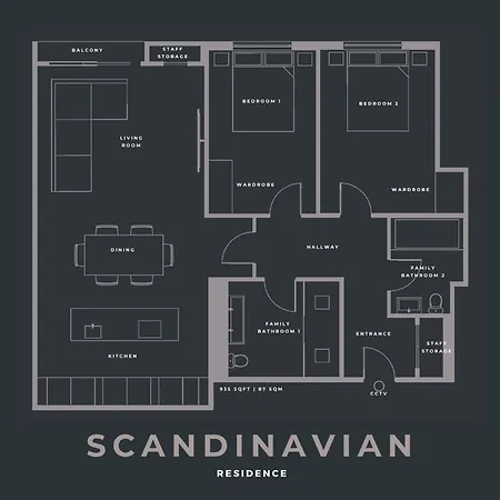 Scandinavian By The Heim Residences Apartment Manchester