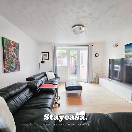 Large 6br House Free Parking & Wifi