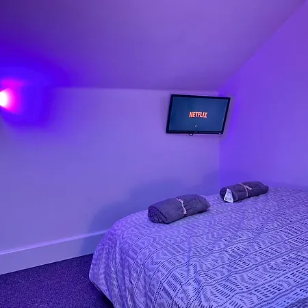 アパート Lux 2 Bed Mancity Stadium, Coop Arena, Picadilly マンチェスター