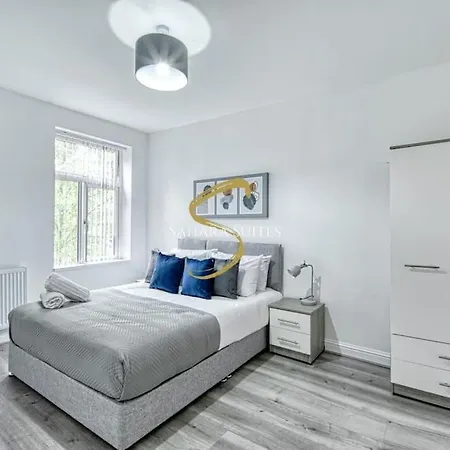 別荘 Mcr 5br - Ao Arena, Etihad Stadium & Old Trafford - Family & Work Stay- Parking *