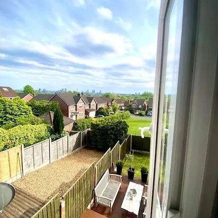 Feriehus View Large 5br Town House Parking Manchester