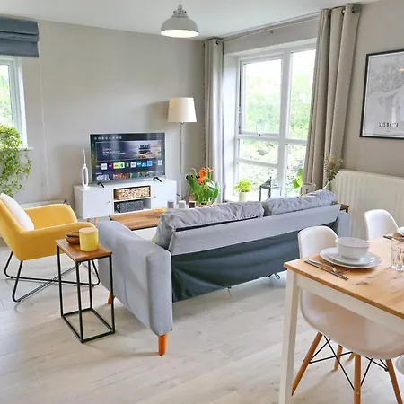 アパート Pass The Keys Stylish Flat With Parking Close To Coop Arena *