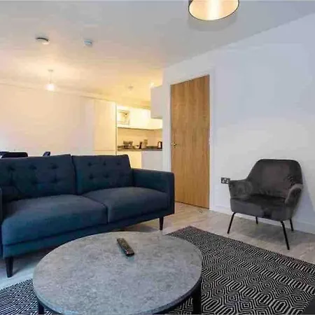 Apartmán Cosy 2bed Penthouse, Mcr, Salford Manchester