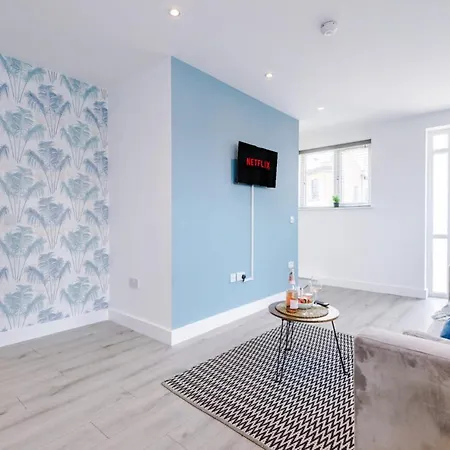 Apartmán Brand New 1 & 2 Bed Flats Next To Eccles Station Manchester