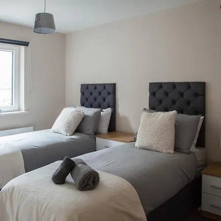 Modern 2bd In דירה מנצ'סטר