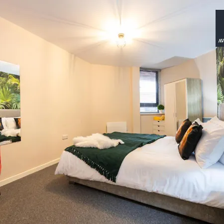 Apartament Stylish One Bedroom By Av Hughes Short Lets & Serviced With Free Parking & Wi-fi